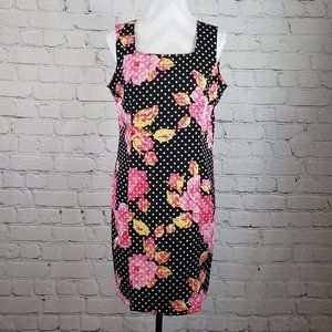 Courtenay Size 12 Floral/Polka Dot Dress